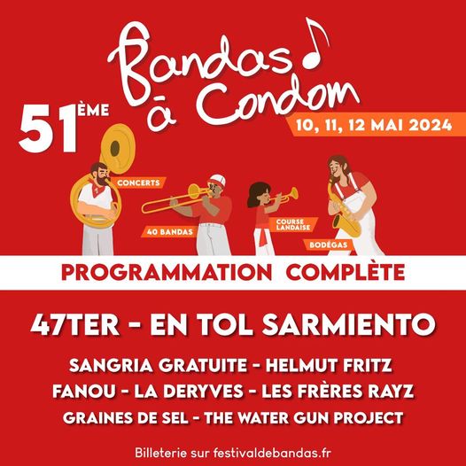 bandas condom 32 mai2024