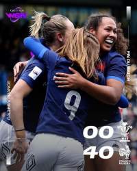 Women’s Six Nations 2024.Pays de Galles/France, 0/40 avant d&#039;affronter l&#039;Angleterre.