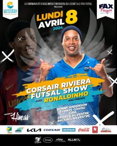 Le « Corsair Futsal Show », dont la compagnie aérienne Corsair est partenaire, se déroulera le lundi 8 avril.
