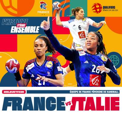 Handball qualifications euro féminin 2024: Italie/France 13/36....France/Lettonie 53/9 pour terminer les éliminatoires.