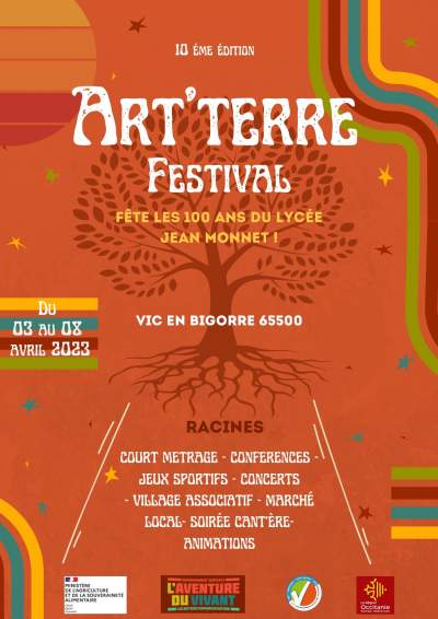 ART &#039;TERRE FESTIVAL/VIC EN BIGORRE 3 au 8 avril 2023