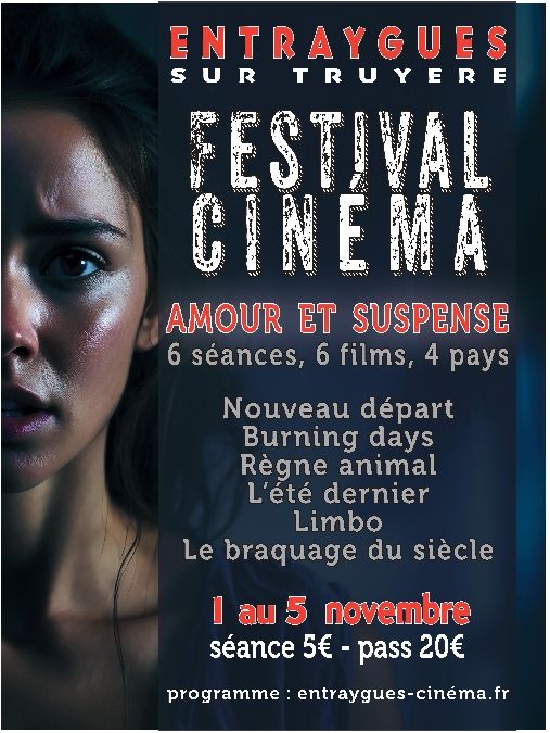 festival de cinema amour et suspense entraygues 12 novembre2023