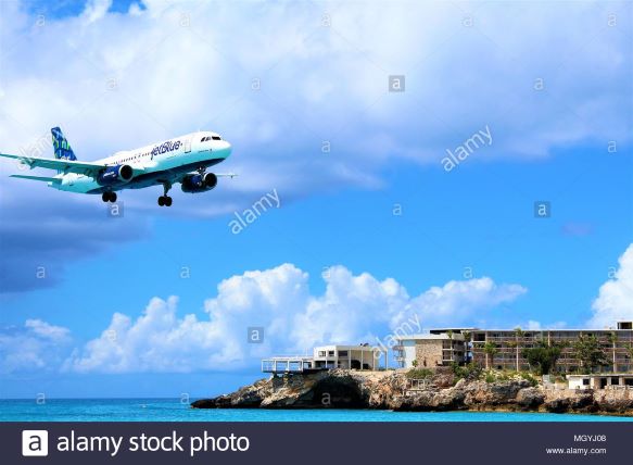 jet blue avion sxm