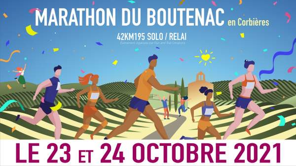 Marathon du Boutenac en Corbières 24 octobre 2021