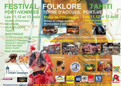 Festival folklorique de Tahiti et d&#039;Outre-mer-Port Vendres-11 au 13 aout 2021