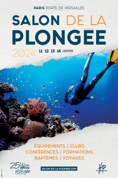 Salon de la plongée-Paris-11 au 14 janvier 2024