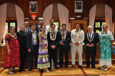 CESC Polynésie:Le nouveau président et son équipe