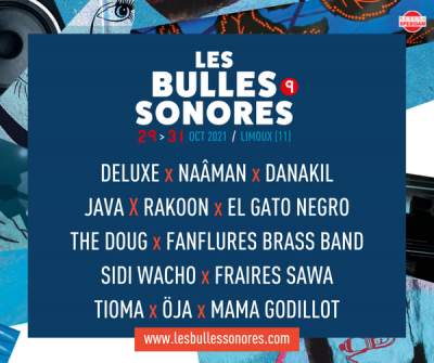 FESTIVAL LES BULLES SONORES Limoux 29 au 31 octobre 2021