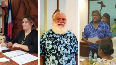 Les présidents et vice-présidents des 3 provinces de Nouvelle-Calédonie