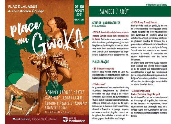 Festival place au GWOKA Montauban 7 au 8 août 2021