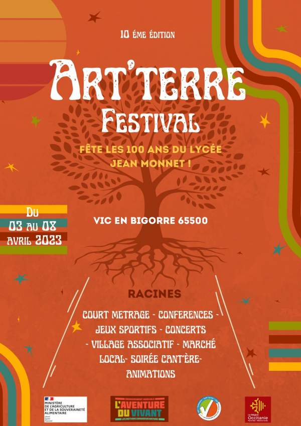ART &#039;TERRE FESTIVAL/VIC EN BIGORRE 3 au 8 avril 2023